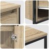 vidaXL Ensemble de mobilier de salle de bain 2 pcs Bois d'ing&eacute;nierie