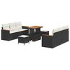vidaXL Ensemble de canap&eacute; de jardin 11 pc 10-Nombre de places