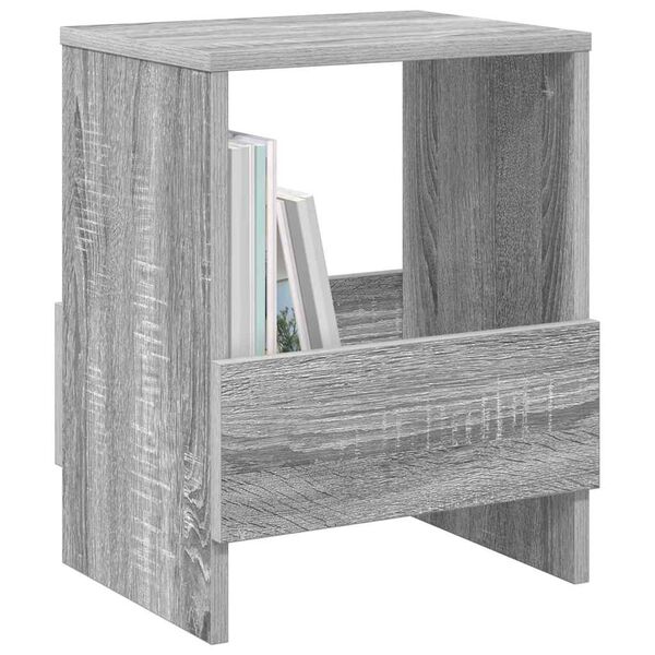vidaXL &Eacute;tag&egrave;re &agrave; magazines Gris Sonoma 35 x 30 x 45 cm