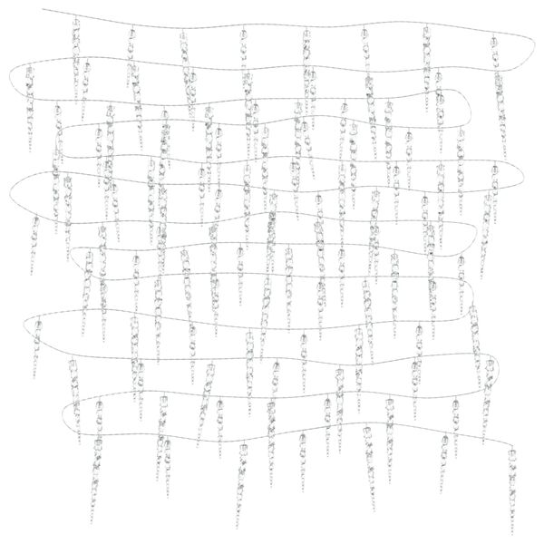 vidaXL Guirlande lumineuse de No&euml;l 100 LED Blanc chaud 10 m Acrylique PVC