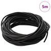 vidaXL Corde en Cuir Marron fonc&eacute; &Oslash;3 mm x 5 m Cuir