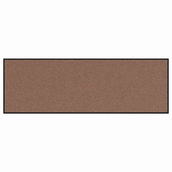 vidaXL Tapis d'entrée Autre Marron et Noir 60 x 180 cm