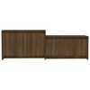 vidaXL Meuble TV Ch&ecirc;ne marron 146,5x35x50 cm Bois d'ing&eacute;nierie