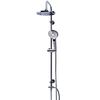 RIDDER Jeu de douche et pomme de douche massante Bahamas chrom&eacute; 91440