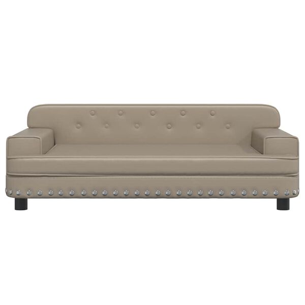 vidaXL Lit pour chien cappuccino 90x53x30 cm similicuir
