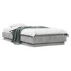 vidaXL Cadre de lit sans matelas gris b&eacute;ton 75x190 cm