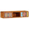 VidaXL Meuble TV mural multicolore 100x30x22 bois massif d'acacia