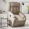 vidaXL Fauteuil inclinable &eacute;lectrique cappuccino similicuir