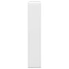 vidaXL Supports d'&eacute;tag&egrave;res pour lavabo 2 pcs blanc rectangulaire acier