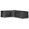 vidaXL Housses de salon de jardin en forme de L 2 pcs 18 &oelig;illets