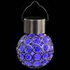 vidaXL Lampe solaire suspendue 8 pcs lumi&egrave;res LED RGB