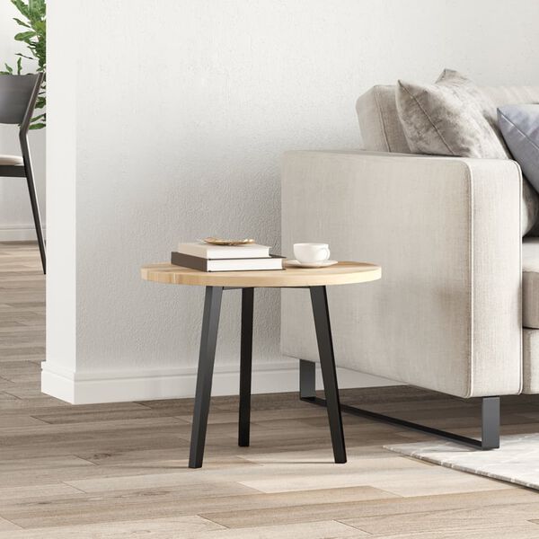 vidaXL Dessus de table rond &Oslash;50x2 cm bois massif d'acacia