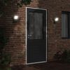 vidaXL Appliques murales LED d'ext&eacute;rieur 2 pcs noir