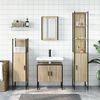 vidaXL Ensemble de meubles de salle de bain 4 pcs ch&ecirc;ne sonoma