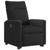 vidaXL Fauteuil inclinable noir tissu