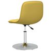 vidaXL Tabouret de bar Jaune moutarde Tissu