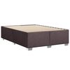 vidaXL Sommier &agrave; lattes de lit avec matelas Marron fonc&eacute; 140x190 cm