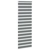 vidaXL Store z&egrave;bre gris fonc&eacute; largeur du tissu 70,9 cm polyester