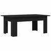 vidaXL | Table Basse | Ch&ecirc;ne noir 100 x 60 x 42 cm Bois d'ing&eacute;nierie