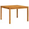 vidaXL Table &agrave; manger de jardin 110x110x75 cm bois d'acacia massif