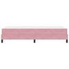 vidaXL Lit &agrave; ressorts avec matelas Rose 100 x 220 cm tissu