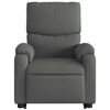 vidaXL Fauteuil inclinable Gris fonc&eacute; Tissu