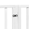 vidaXL Barri&egrave;re pour chien porte pliable 6panneaux blanc bois peuplier