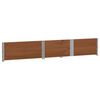vidaXL Jardini&egrave;re marron 150x100 cm bois massif de pin
