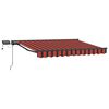 vidaXL Cadre de store manuel avec LEDs 3 x 2,5 m