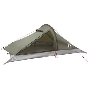 vidaXL Tente de randonn&eacute;e 2 personne Vert olive