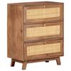 vidaXL Buffet 61x35x76 cm Bois de manguier massif