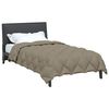 vidaXL Duvet d'hiver Gris clair 155 x 220 cm Microfibre