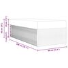 vidaXL Cadre de lit avec matelas Gris fonc&eacute; 90 x 200 cm tissu
