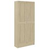 vidaXL Biblioth&egrave;que Ch&ecirc;ne sonoma 82,5x30,5x185,5 cm Bois d'ing&eacute;nierie