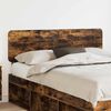 vidaXL T&ecirc;te de lit Ch&ecirc;ne fum&eacute; 140 cm Bois d'ing&eacute;nierie