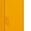 vidaXL Buffet jaune moutarde 36x39x113 cm acier