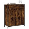 vidaXL Buffet ch&ecirc;ne fum&eacute; 70x30x80 cm bois d'ing&eacute;nierie
