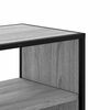 vidaXL Meuble TV sonoma gris 80x31x39,5 cm bois d'ingénierie et métal