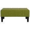 vidaXL Repose-pied Vert clair 78x56x32 cm Velours