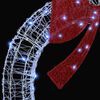 vidaXL Couronne avec 150 LED Blanc froid 120 cm Acrylique