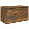 vidaXL Banc d'entr&eacute;e 80x40x45 cm Ch&ecirc;ne fum&eacute; Bois d'ing&eacute;nierie