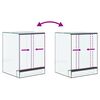 vidaXL Terrarium avec stockage Transparent 30 x 30 x 40 cm Verre