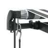 vidaXL Auvent r&eacute;tractable automatique avec LED anthracite et blanc