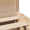 vidaXL Cadre de lit sans matelas 140x190 cm bois de pin massif