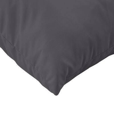 vidaXL Coussins décoratifs lot de 4 anthracite 40x40 cm tissu