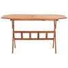 vidaXL Table pliable de jardin 135 x 85 x 75 cm Bois d'acacia massif