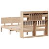 vidaXL Lit biblioth&egrave;que sans matelas 135x190 cm bois de pin massif