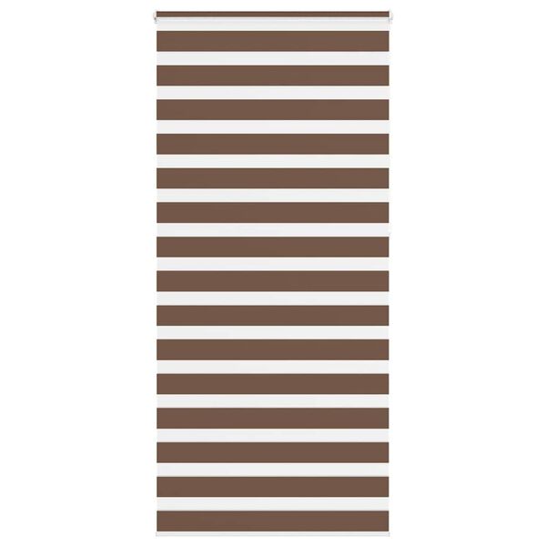 vidaXL Store z&egrave;bre marron 105x230cm largeur du tissu 100,9cm polyester
