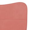 vidaXL Chaises &agrave; manger lot de 2 Rose Velours