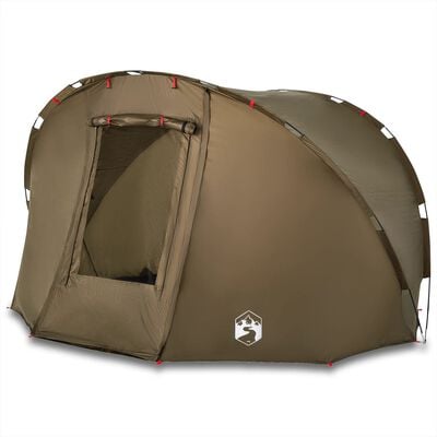 vidaXL Tente de pêche 5 personnes vert olive imperméable